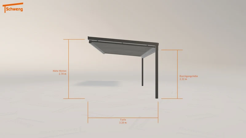 #DE Schweng Terrassenüberdachung S350 (ID 5m8pjk)