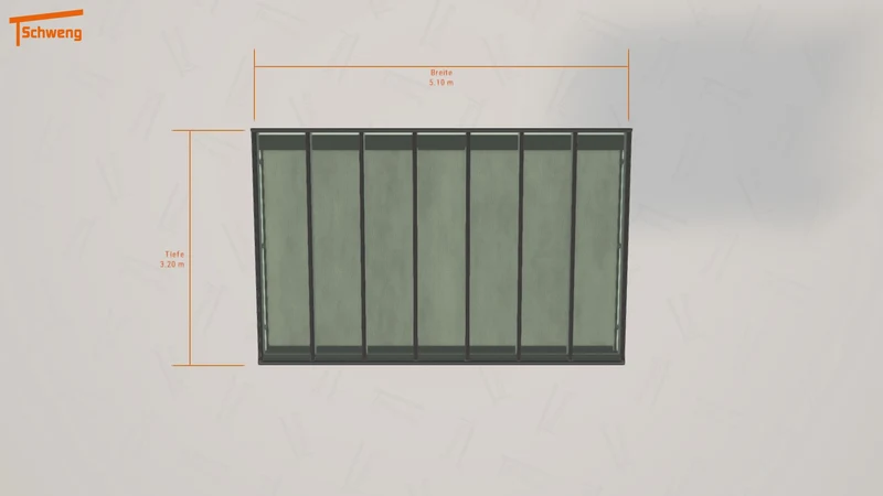 #DE Schweng Terrassenüberdachung S350 (ID 5m8pjk)