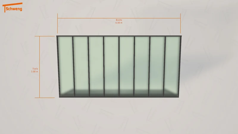 #DE Schweng Pultdachcarport S350 (ID 77wz27)