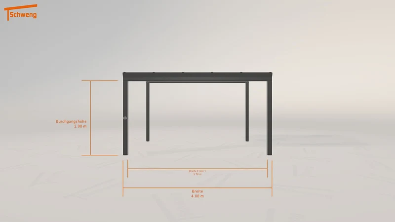 #DE Schweng Terrassenüberdachung S350 (ID w328mr)