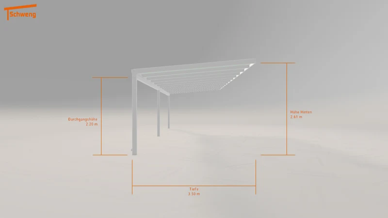 #DE Schweng Terrassenüberdachung S350 (ID 337z9y)