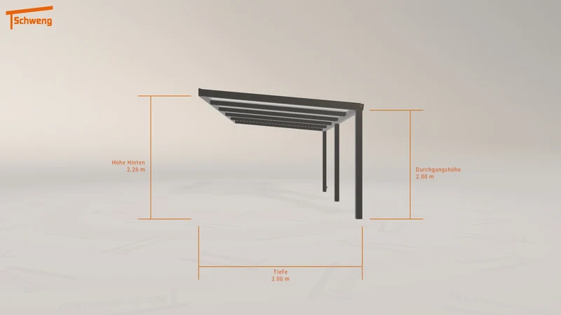 #DE Schweng Terrassenüberdachung S350 (ID v4jwzy)