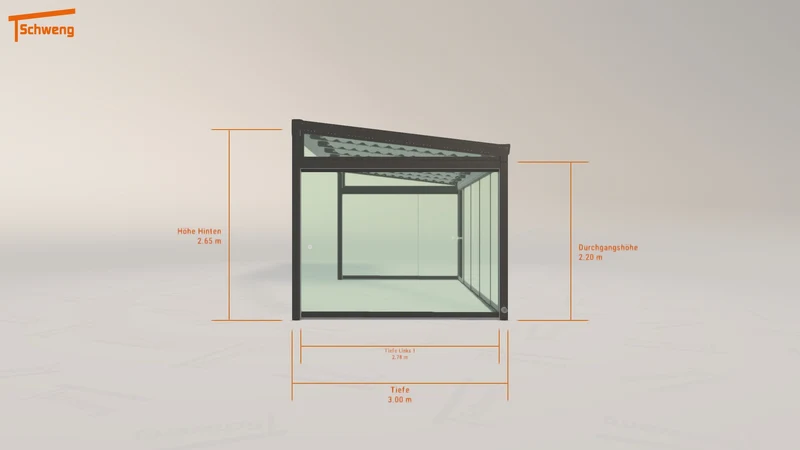 #AT Schweng Terrassenüberdachung S400 (ID rj57g5)