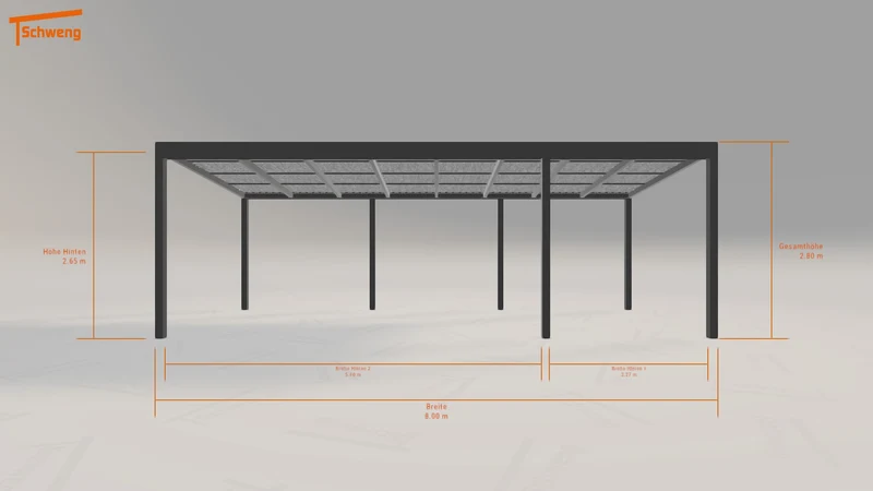 #AT Schweng Pultdachcarport S400 (ID v4jw3b) #MTG