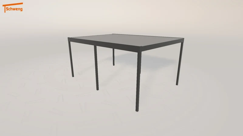 #AT Schweng Flachdachcarport C600 (ID g73kxp)