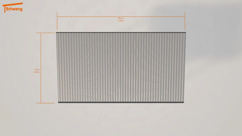 #DE Schweng Pultdachcarport S400 (ID 859g4x)