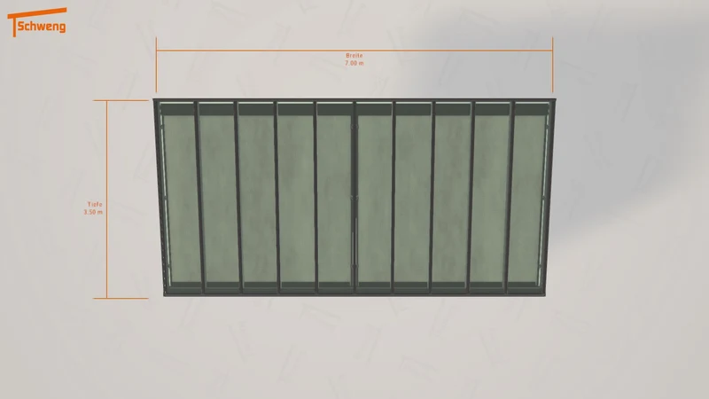 #DE Schweng Terrassenüberdachung S350 (ID k2q5rg)