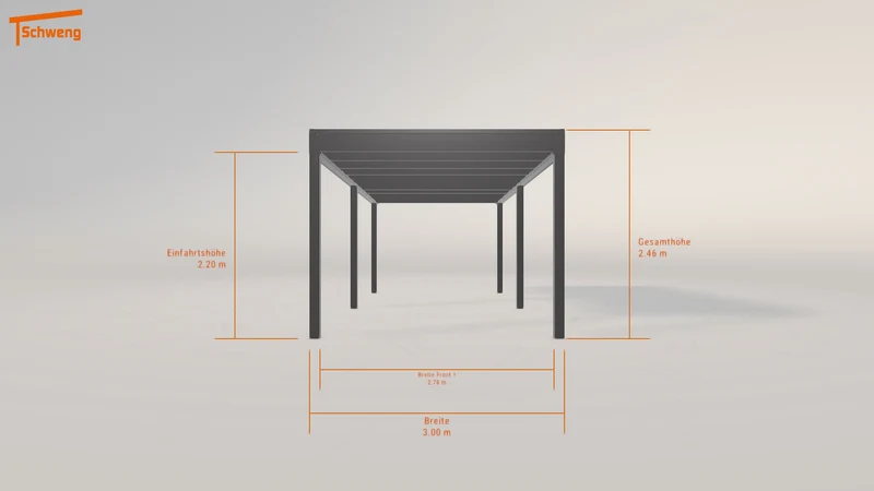 #DE Schweng Flachdachcarport C600+ (ID v4jnrj) #MTG