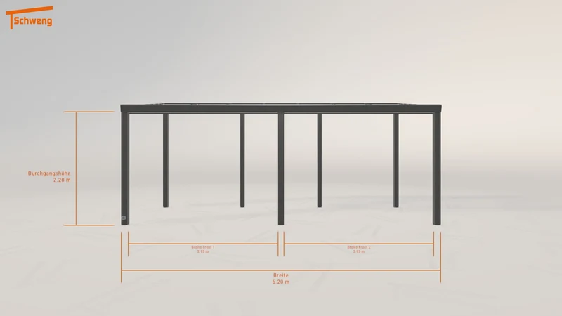 #DE Schweng Terrassenüberdachung S400 (ID 5m8pbk)