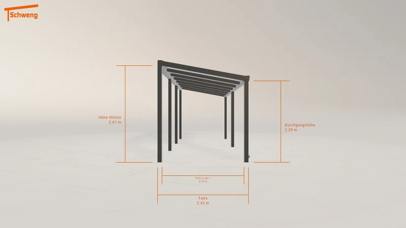 #DE Schweng Terrassenüberdachung S400 (ID 5m8pbk)