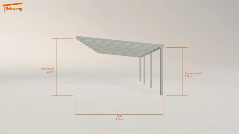 #AT Schweng Terrassenüberdachung S400 (ID k2qpng)