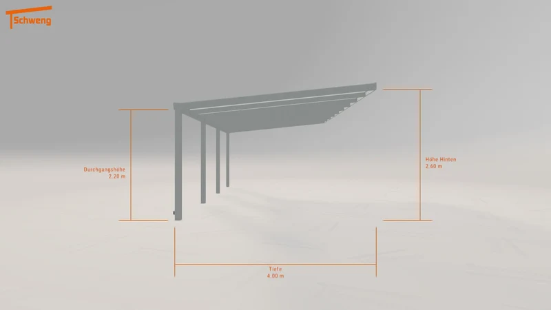 #AT Schweng Terrassenüberdachung S400 (ID k2qpng)