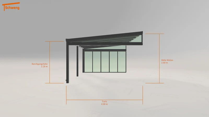 #DE Schweng Terrassenüberdachung S400 (ID 5m8j5q)