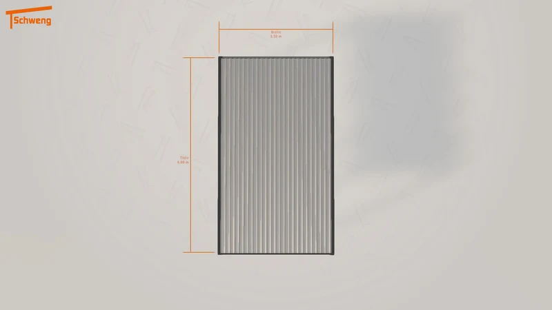 #DE Schweng Flachdachcarport C600 (ID 42xb3d)