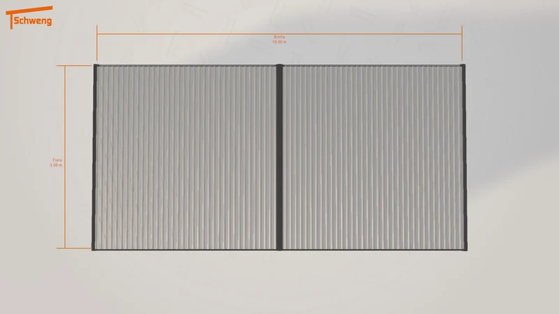 #DE Schweng Flachdachcarport C600+ (ID mjpnmr) #MTG