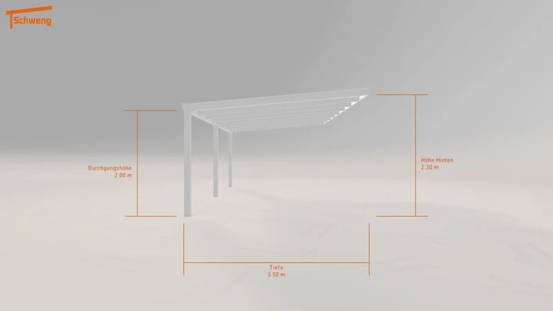 #DE Schweng Terrassenüberdachung S400 (ID 337zdy)