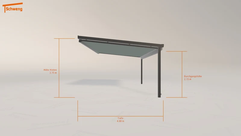 #DE Schweng Terrassenüberdachung S400 (ID 2q5wdj)
