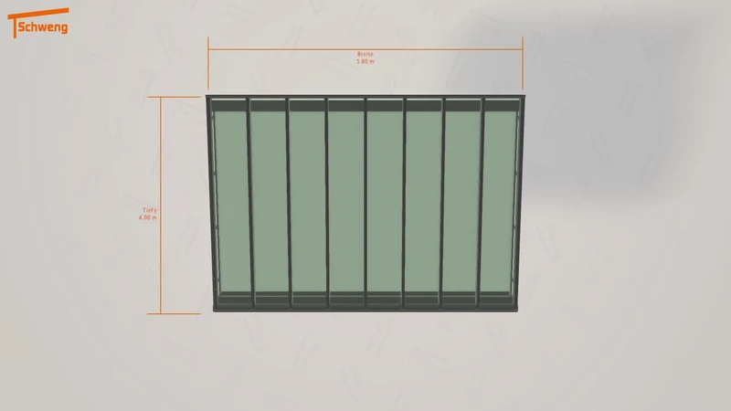 #DE Schweng Terrassenüberdachung S400 (ID 2q5wdj)