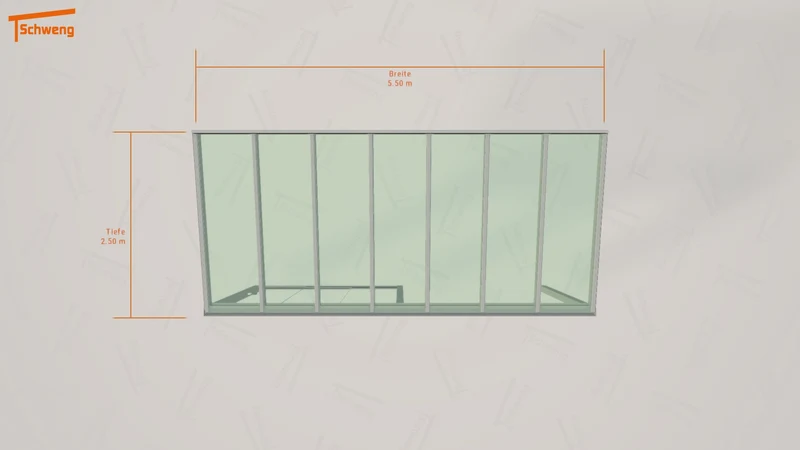 #DE Schweng Terrassenüberdachung S400 (ID ygybqk)