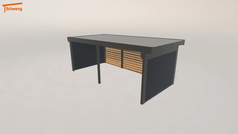 #DE Schweng Flachdachcarport C600+ (ID 9wykb8) #MTG