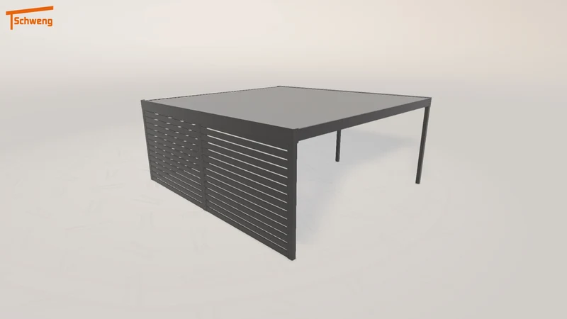 #DE Schweng Flachdachcarport C600 (ID jjpvbp) #MTG