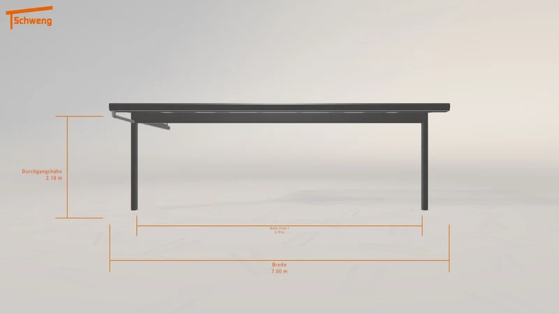 #DE Schweng Terrassenüberdachung S400 (ID 859gr5)