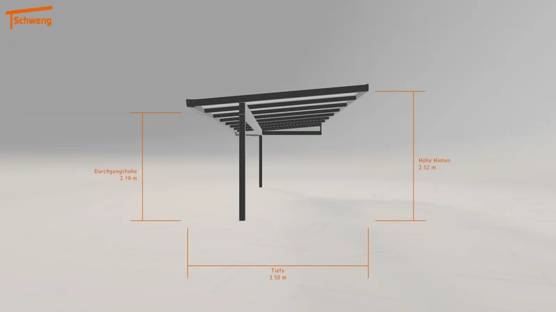 #DE Schweng Terrassenüberdachung S400 (ID 859gr5)