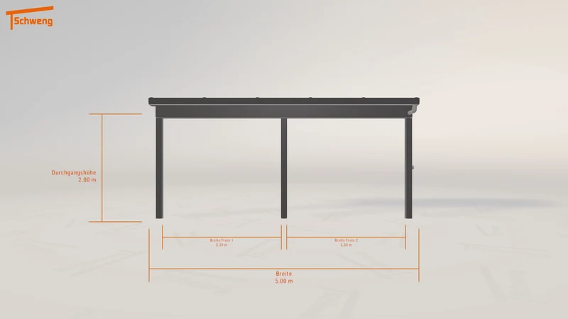 #DE Schweng Terrassenüberdachung S350 (ID dvq282)