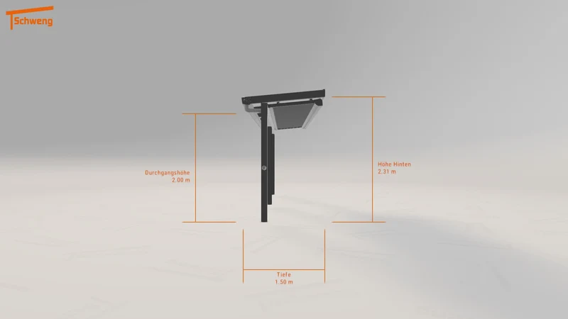 #DE Schweng Terrassenüberdachung S350 (ID dvq282)