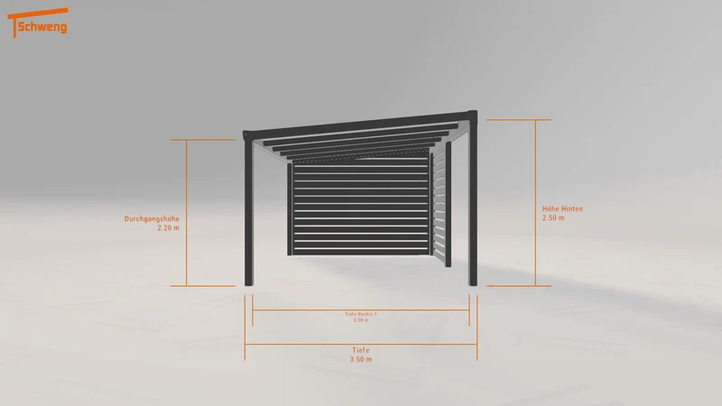 #DE Schweng Terrassenüberdachung S400 (ID 77wnj8)