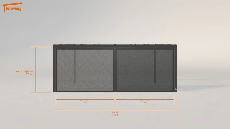 #DE Schweng Terrassenüberdachung S350 (ID ygywjz)