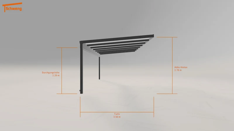 #DE Schweng Terrassenüberdachung S350 (ID rj59np)