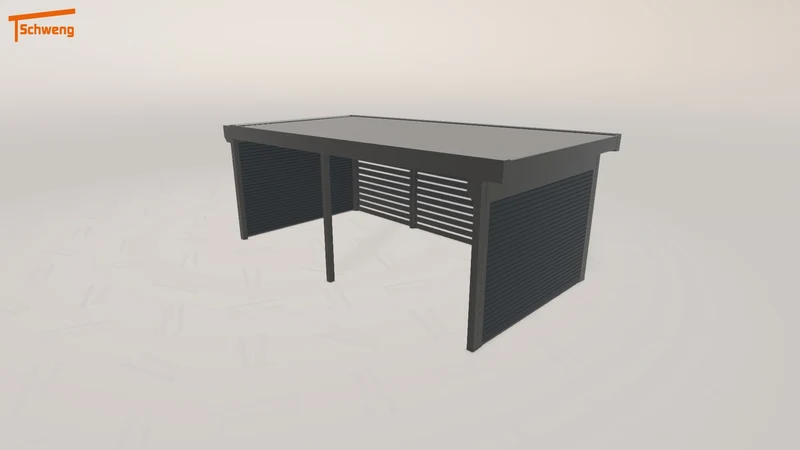 #DE Schweng Flachdachcarport C600+ (ID k2qpyz) #MTG