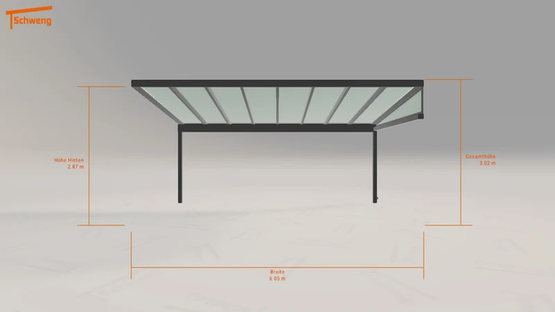 #DE Schweng Terrassenüberdachung S400 (ID w32gd4)