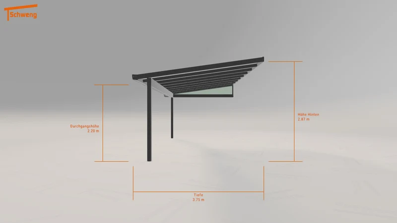 #DE Schweng Terrassenüberdachung S400 (ID w32gd4)