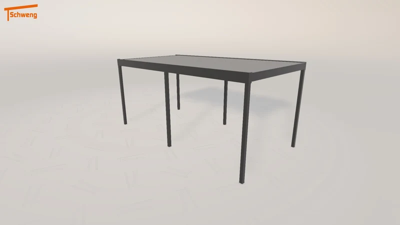 #DE Schweng Flachdachcarport C600 (ID w328dr) #MTG