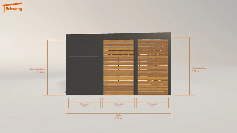 #DE Schweng Flachdachcarport C600 (ID 5m8p4r) #MTG