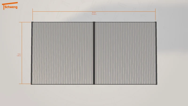 #DE Schweng Flachdachcarport C600 (ID 5m8p4r) #MTG