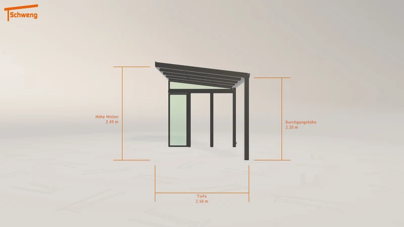#DE Schweng Terrassenüberdachung S350 (ID w328vr)