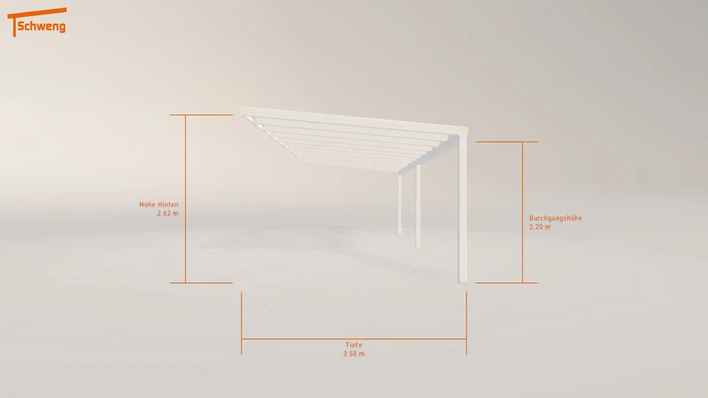 #DE Schweng Terrassenüberdachung S350 (ID ygybgk)