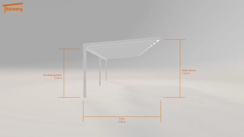 #DE Schweng Terrassenüberdachung S350 (ID ygybgk)