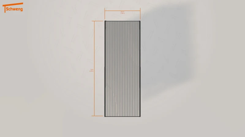 #DE Schweng Flachdachcarport C600+ (ID w32z34) #MTG