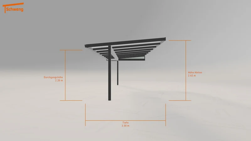 #DE Schweng Terrassenüberdachung S350 (ID rj5779)