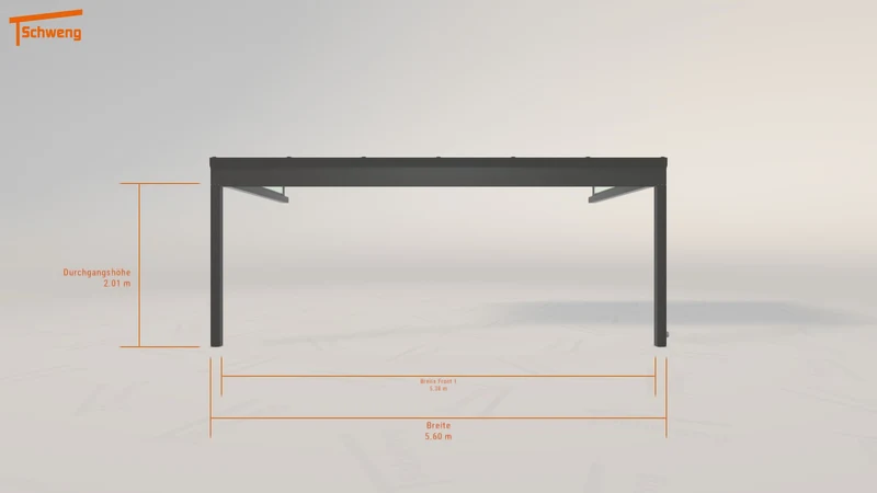 #DE Schweng Terrassenüberdachung S350 (ID qdy5zk)
