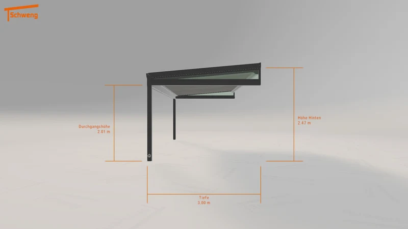 #DE Schweng Terrassenüberdachung S350 (ID qdy5zk)