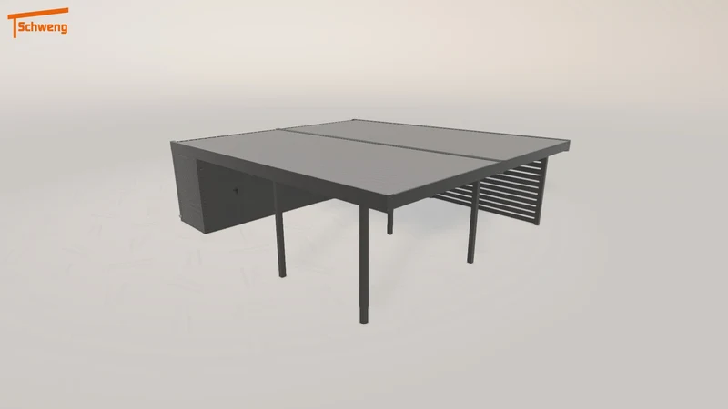#DE Schweng Flachdachcarport C600+ (ID g73mkm) #MTG