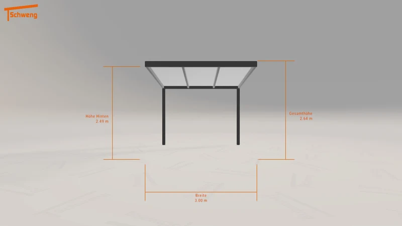 #DE Schweng Terrassenüberdachung S350 (ID n5dpnr)
