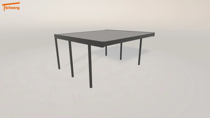 #DE Schweng Flachdachcarport C600+ (ID mjpxgg) #MTG