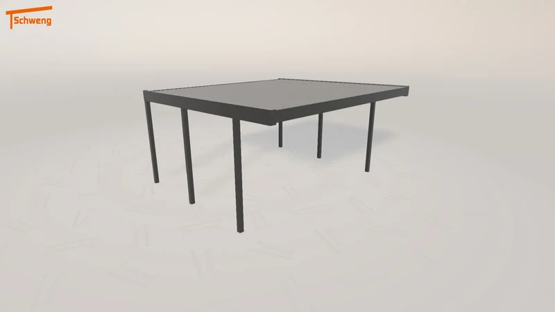 #DE Schweng Flachdachcarport C600 (ID zb5yyy) #MTG