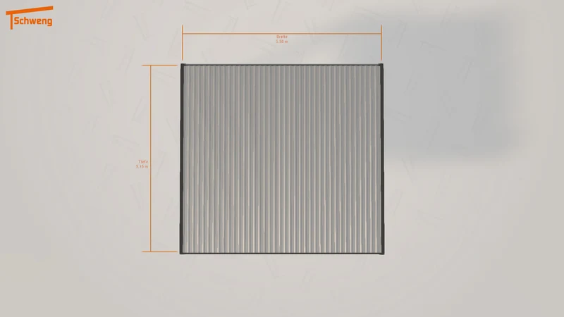 #DE Schweng Flachdachcarport C600 (ID zb5yyy) #MTG
